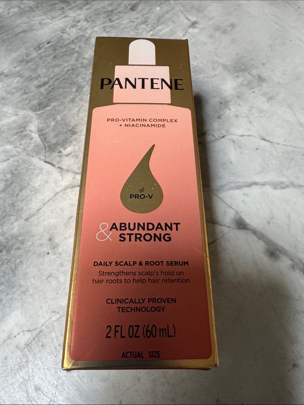 Pantene Abundant & Strong Daily Scalp & Root Serum - Pink/Gold